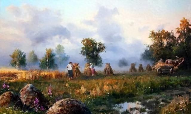 俄罗斯画家弗拉基米尔·日丹诺夫绘画作品欣赏风景遇见艺术油画 ​​​