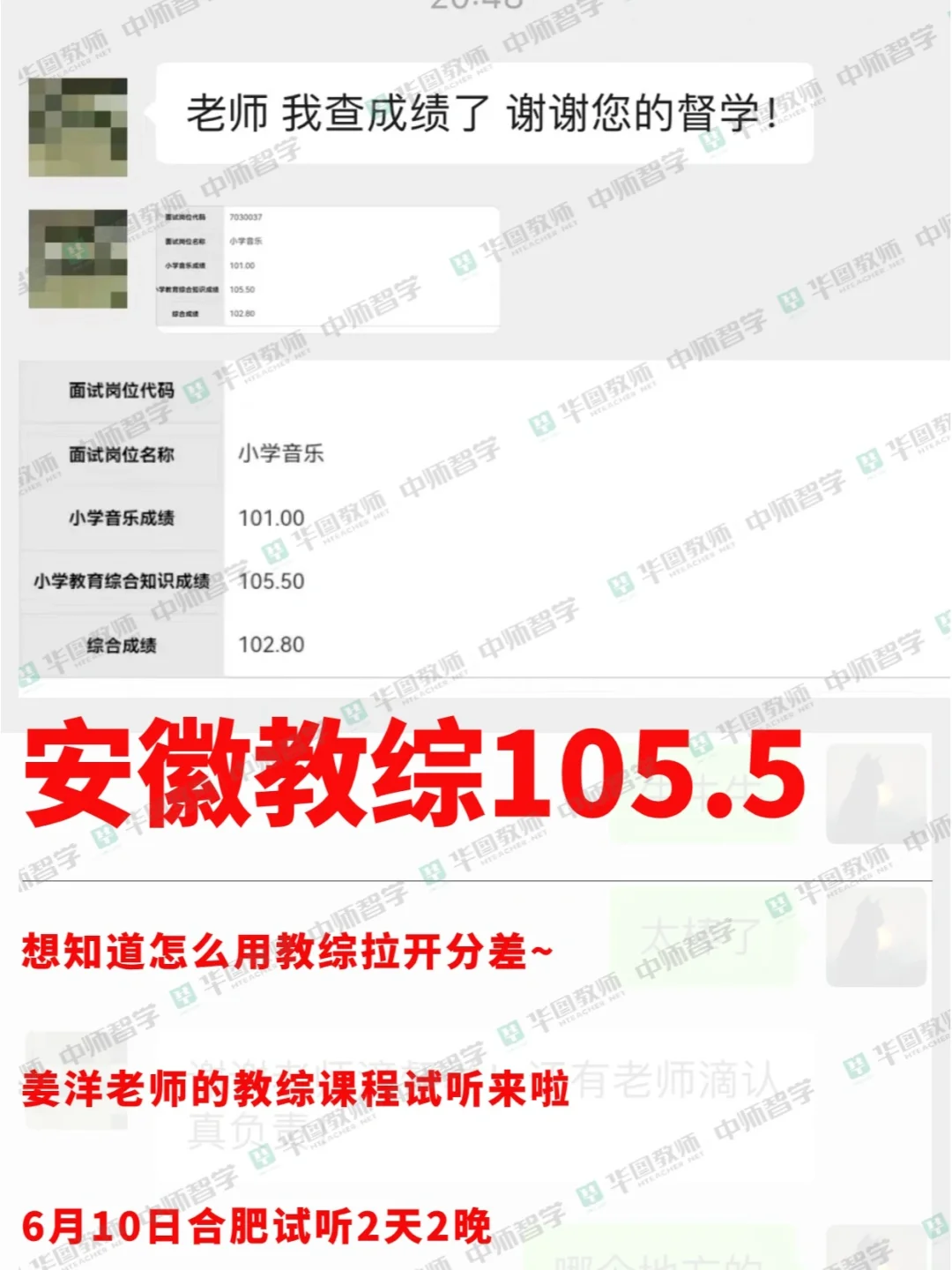 教综105.5，教综拉开分差看这里
