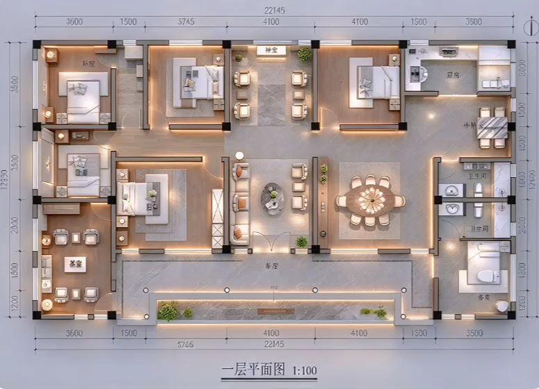 这是建好以后的效果，鲜明的对比。农村自建房 农村自建别墅 别墅设计 别墅