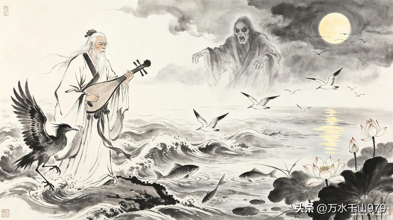 随笔
平仄今值几文钱？
黑发熬白何人怜？
墨通四海无需问，
花开一支风吹残。
鬼