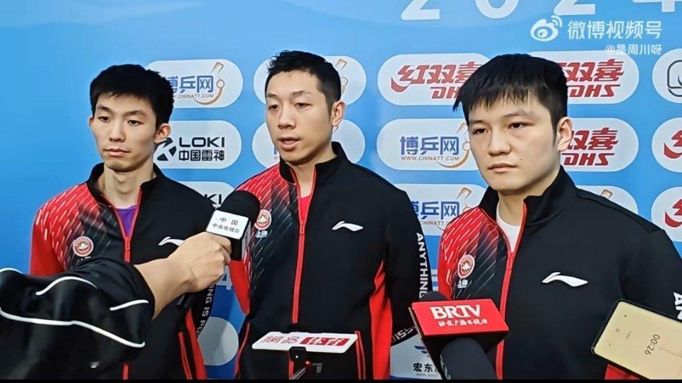 樊振东&许昕[打call]支持接下来的比赛以及全运会！ ​​​