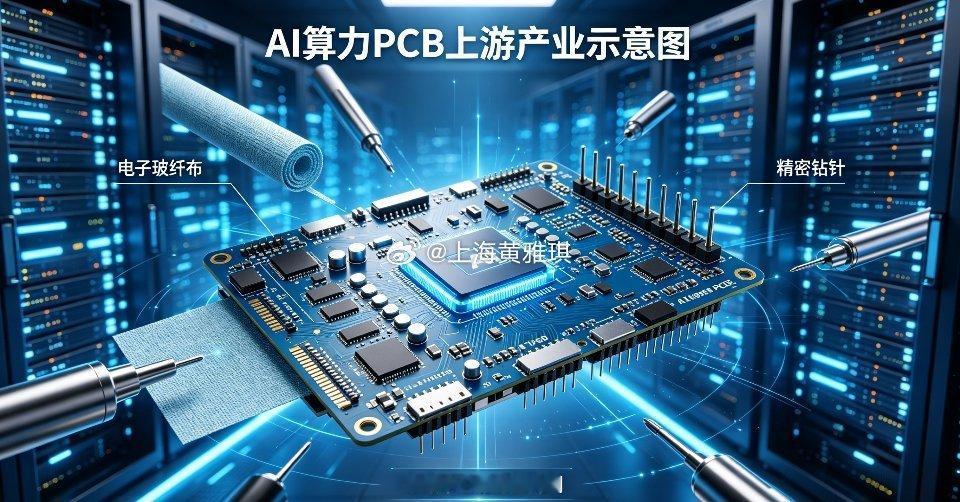 【短线机会】AI算力PCB上游两大耗材，全面景气上行AI服务器高速升级，高端PC