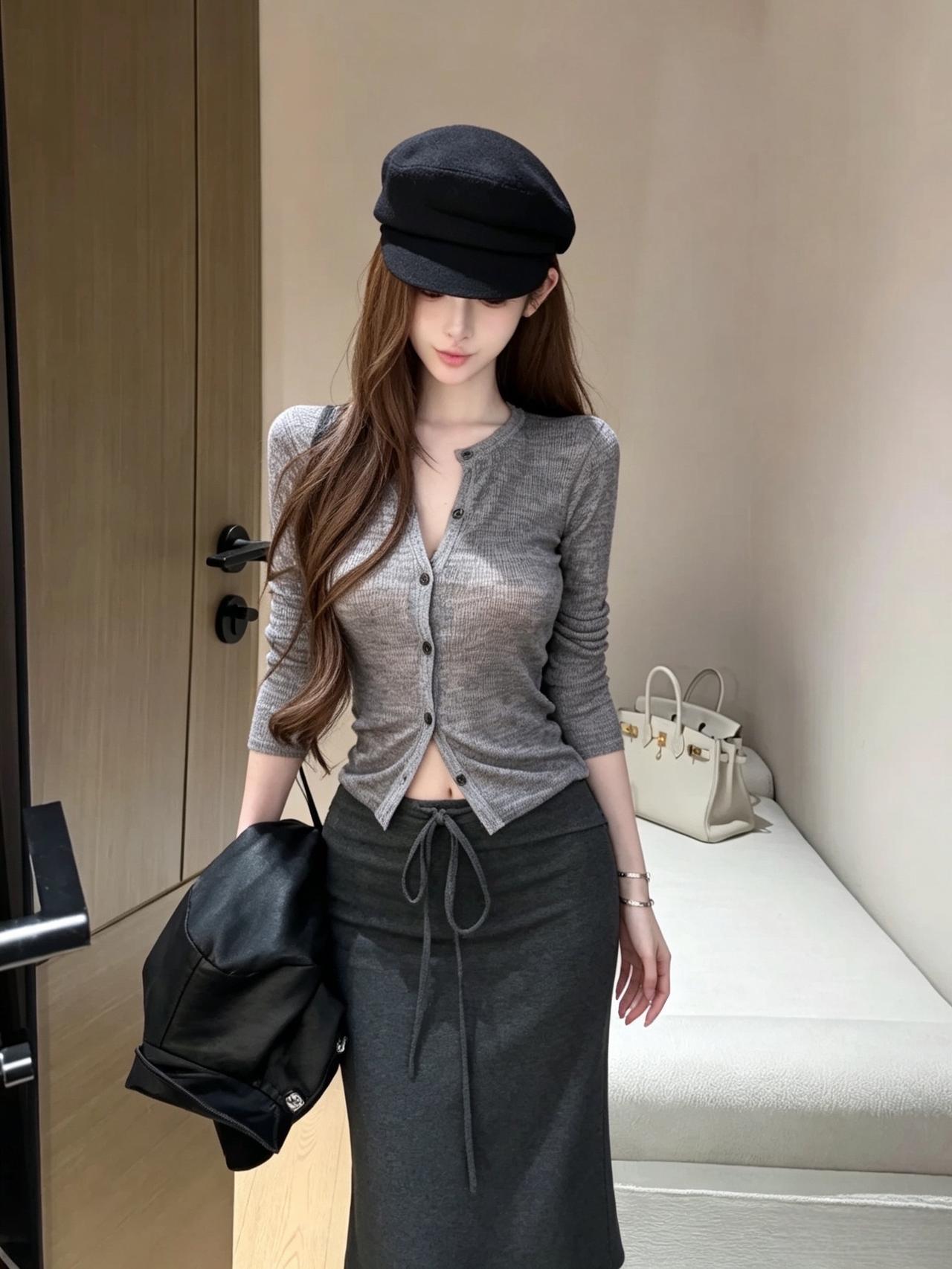 早秋姐感穿搭气质顶满 日常不费力的早秋姐感穿搭 高智感大女主穿搭 气质灰韩系休闲