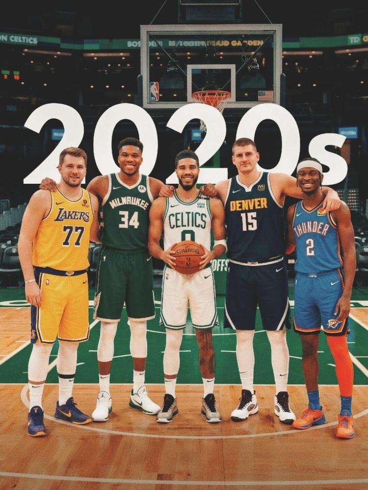 AI盘点NBA各年代代表性球员：詹杜库领衔10年代 新生代东约字亚兔！科比Kob