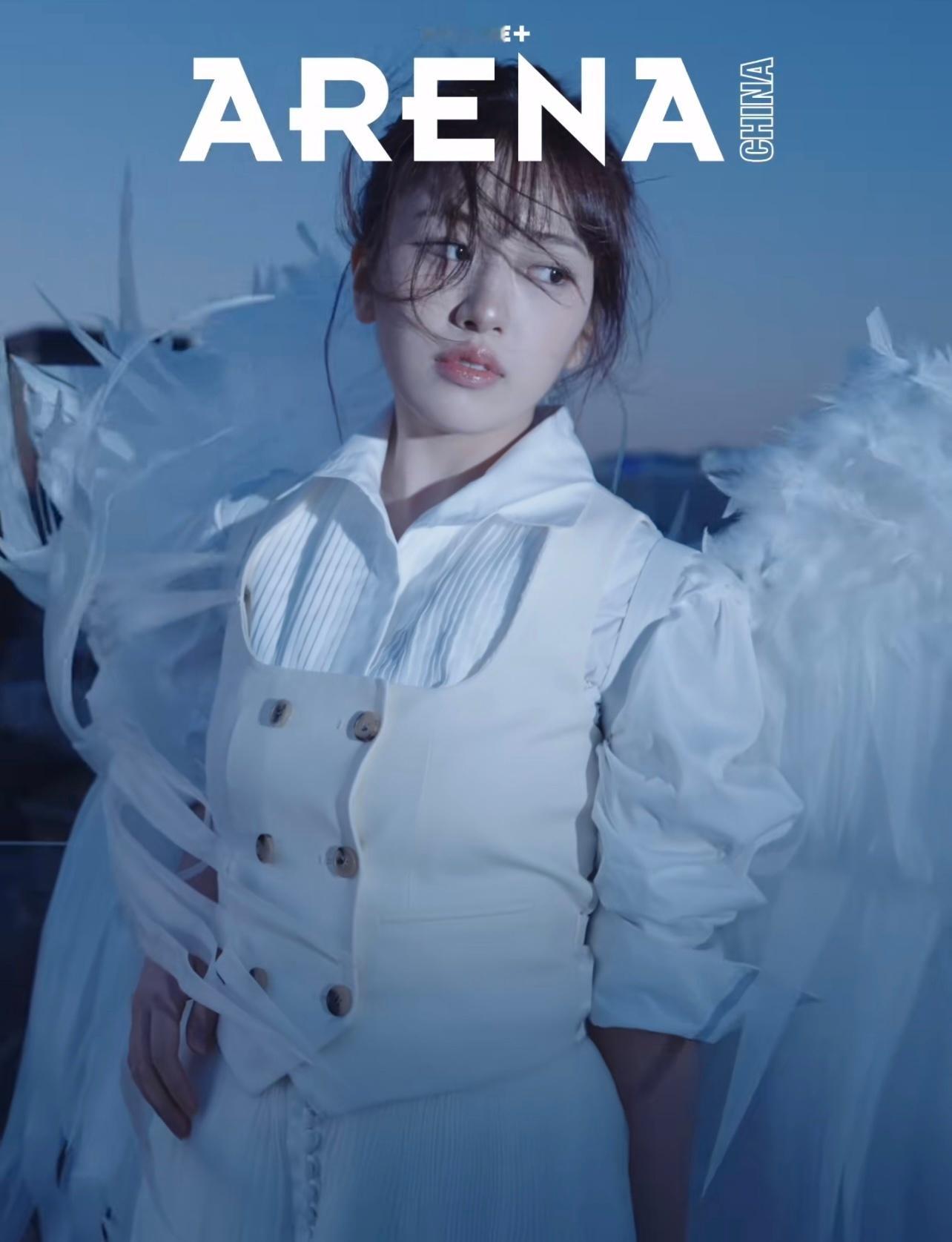 安宥真拍的中国杂志ARENA3月刊高定封面，看表现力✨ 