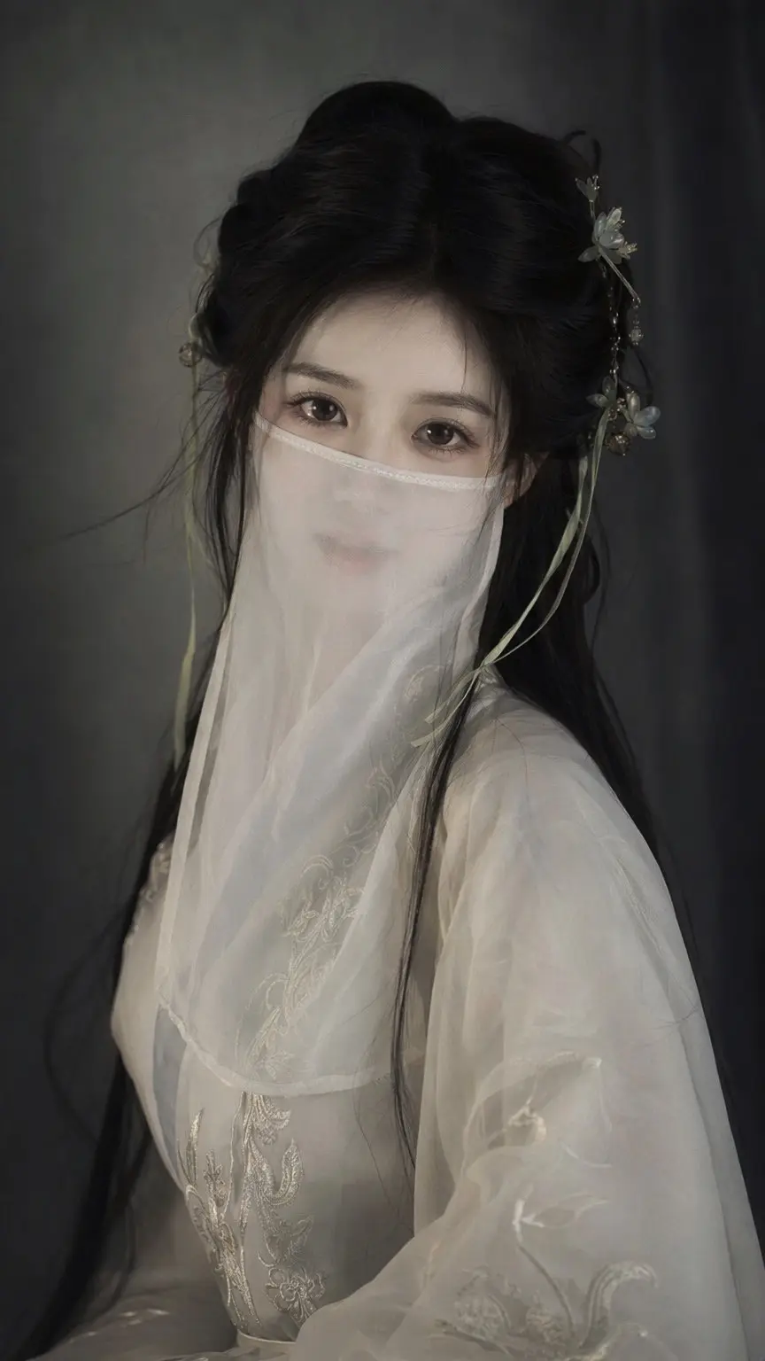 “医者为何以纱覆面” “王上 奴家丑” “无妨 本王瞎”