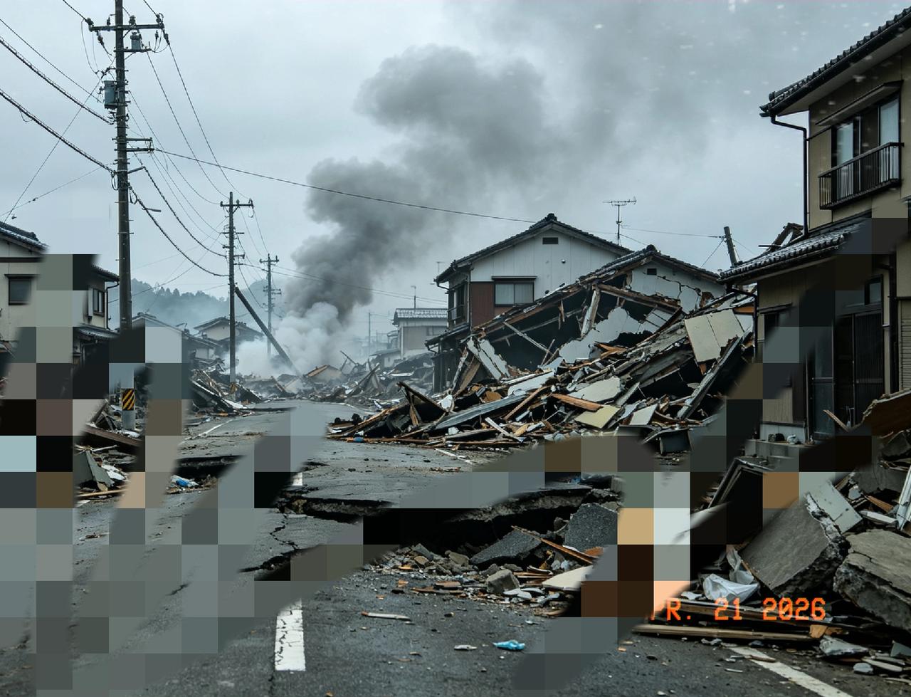 谁都没想到！日本本州东岸远海突然爆发7.4级强震！震源深度仅10千米！东京震感强