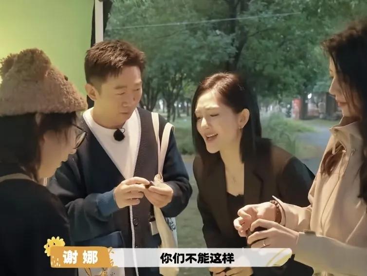杨迪问谢娜:“两个女儿有吵架的时候吗？”谢娜说:“有啊，经常吵！”杨迪好奇:“你