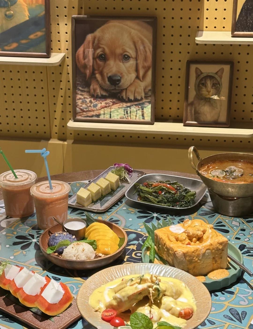 四海城泰式vibe餐厅
氛围感餐厅 广州美食 泰式美食 南洋风 四海城美食 vi