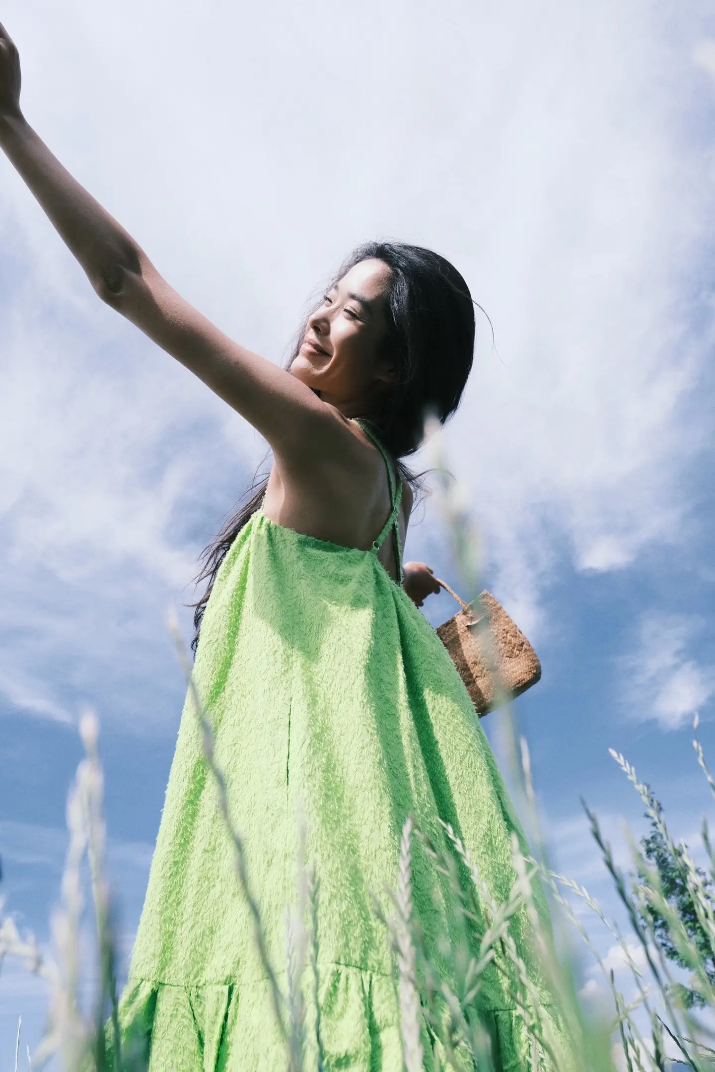 看到太阳就让我觉得好幸福。