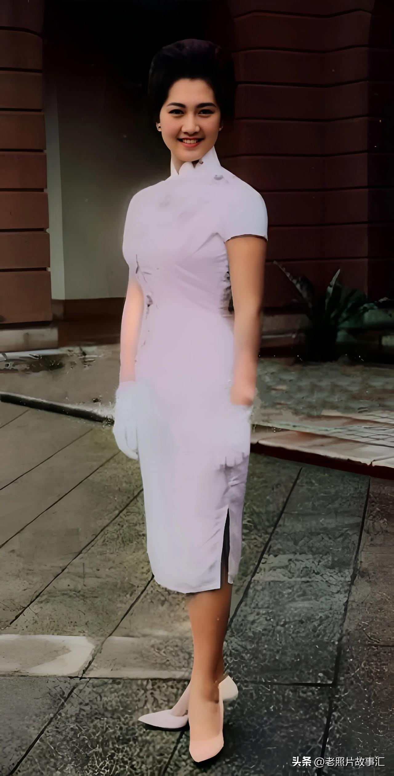 年轻时候的连战夫人方瑀有多美？
这么漂亮的老婆连战怎么下得去手呢？
原来都是大选