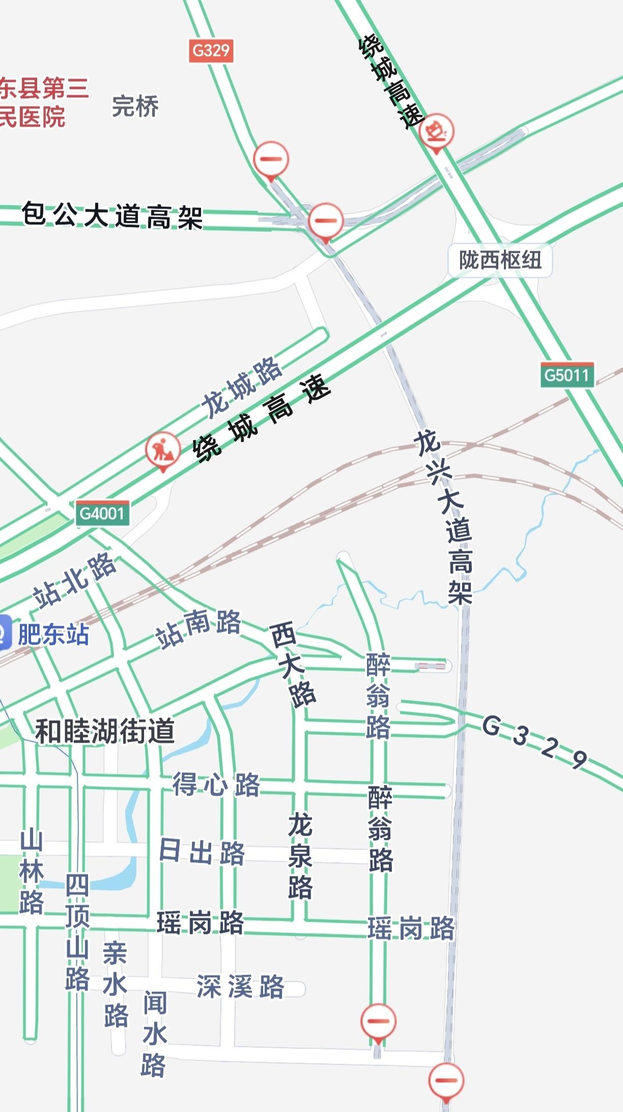 ［龙兴大道，在地图上已经标注出来］
        今年5月8日，G329西大路