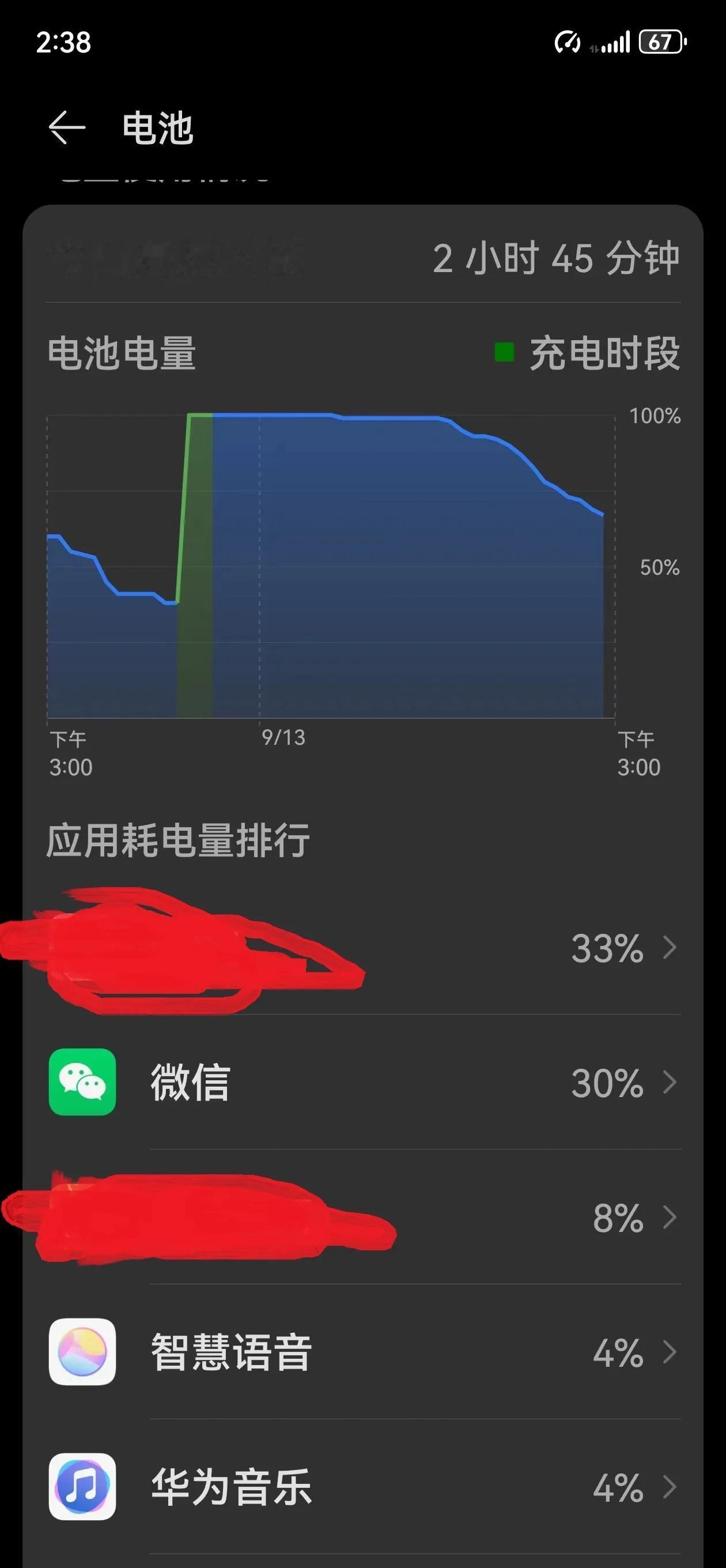 华为mate60真实续航来了，根本没有大家说的那么差
晚上睡觉前清空后台，从10