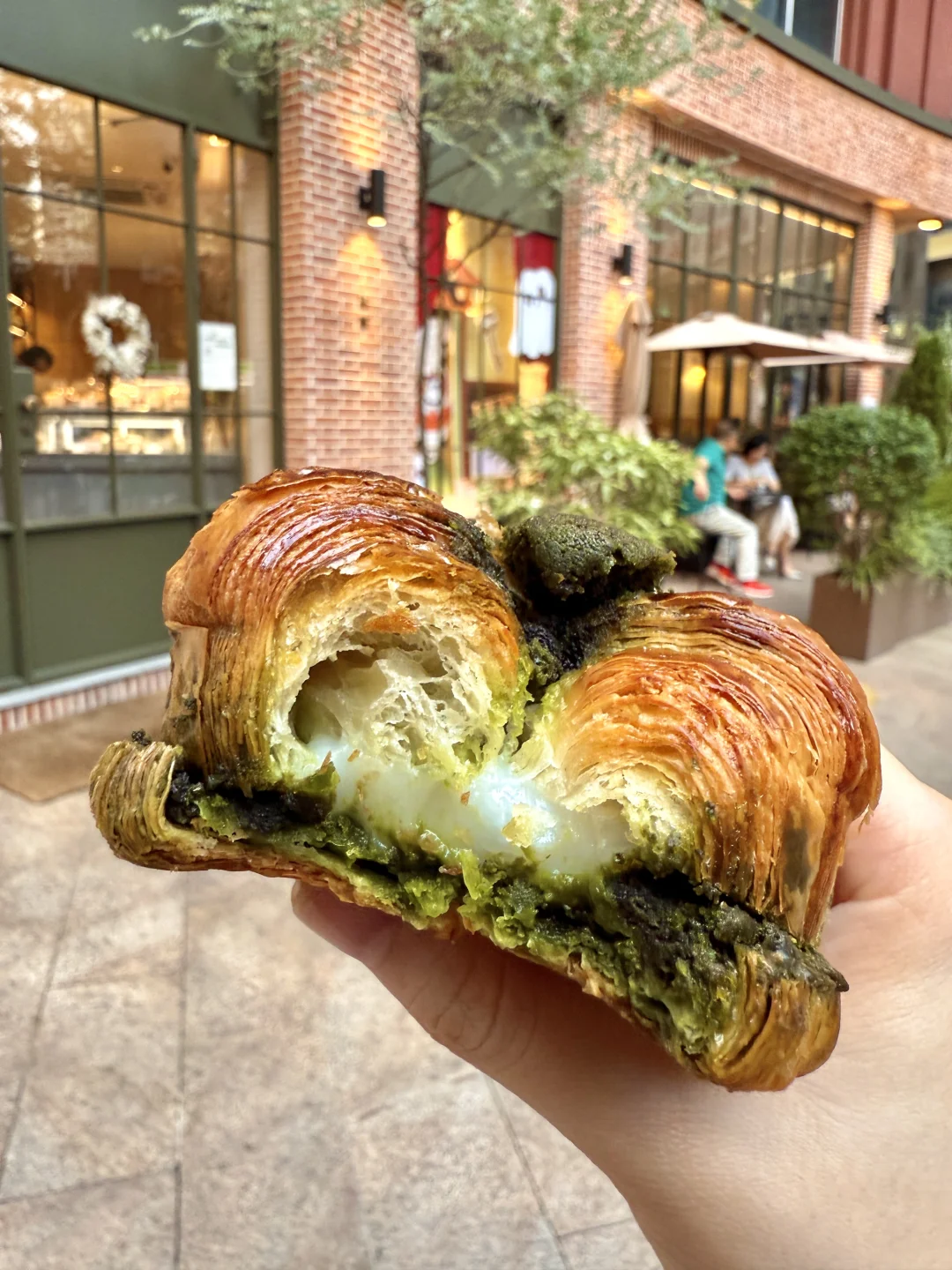 广州首家！广州首家！！！抹茶麻薯可颂🍵