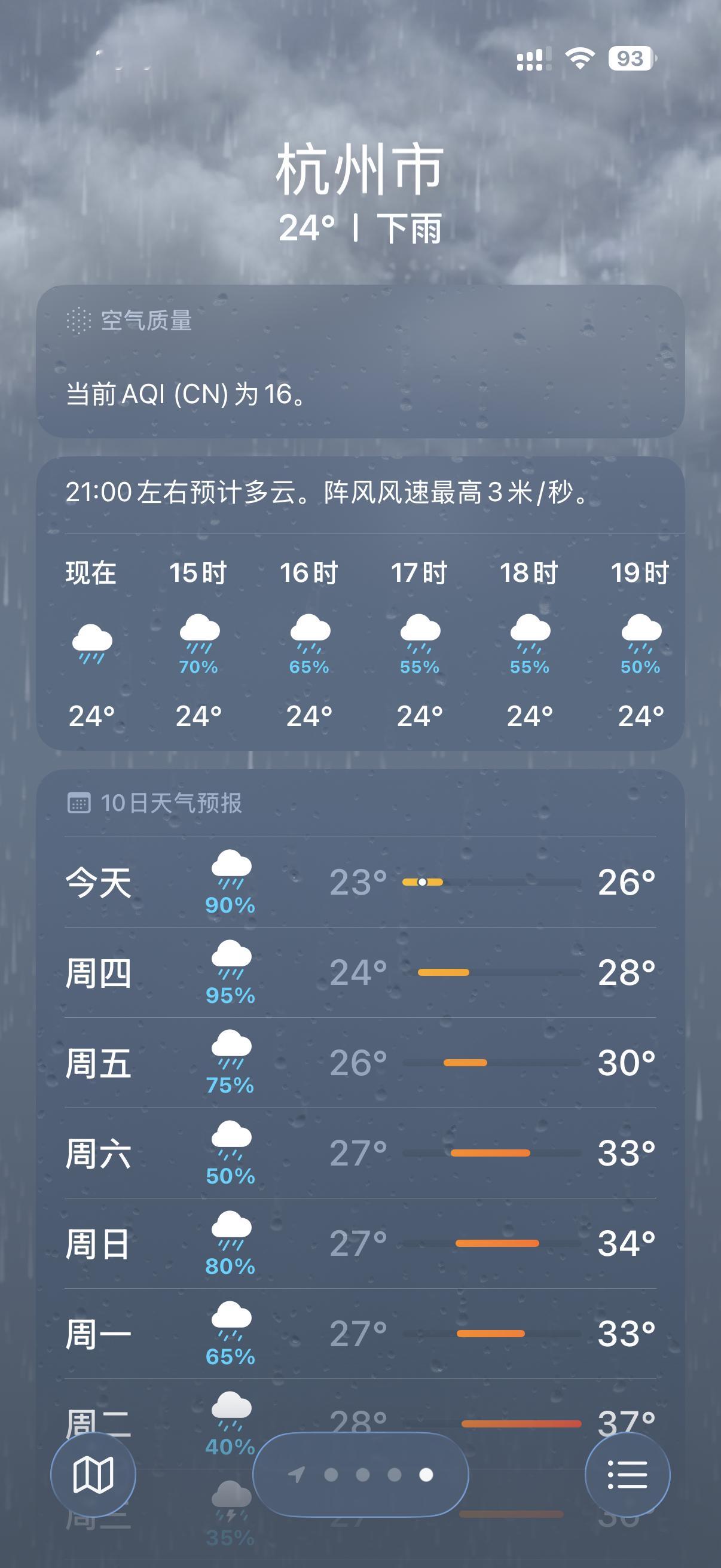 下不完的雨 我和胡夏一样忧愁😣 