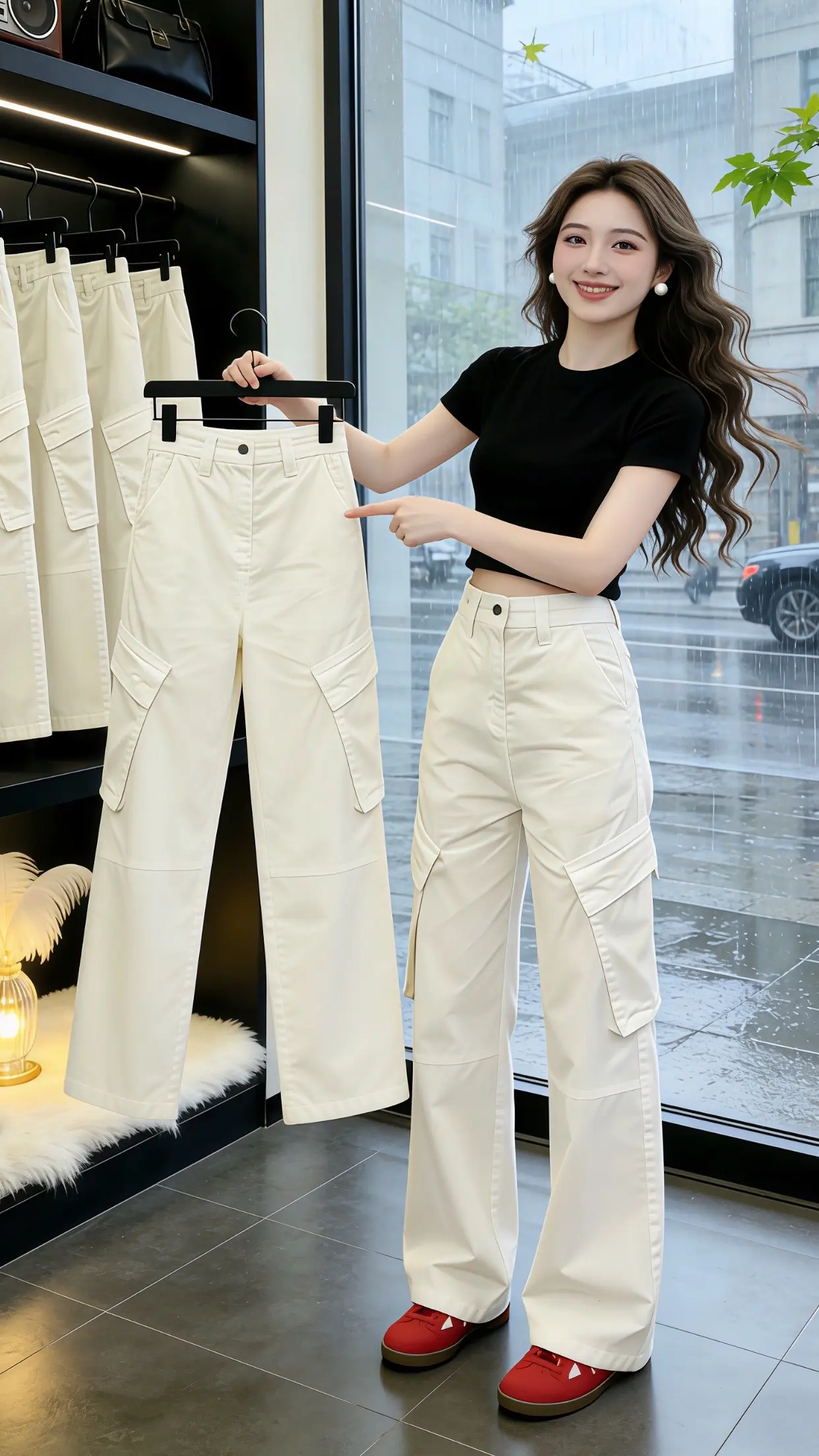 百搭神裤人手一条 显瘦显高显腿长裤子 高颜值炸街女工装裤 时髦不费力的...