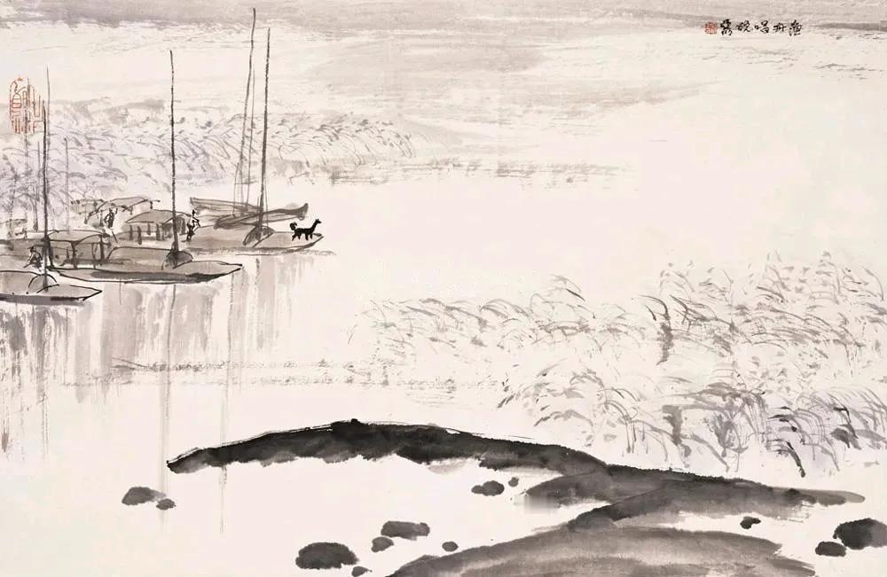 这山水画，清净空灵！