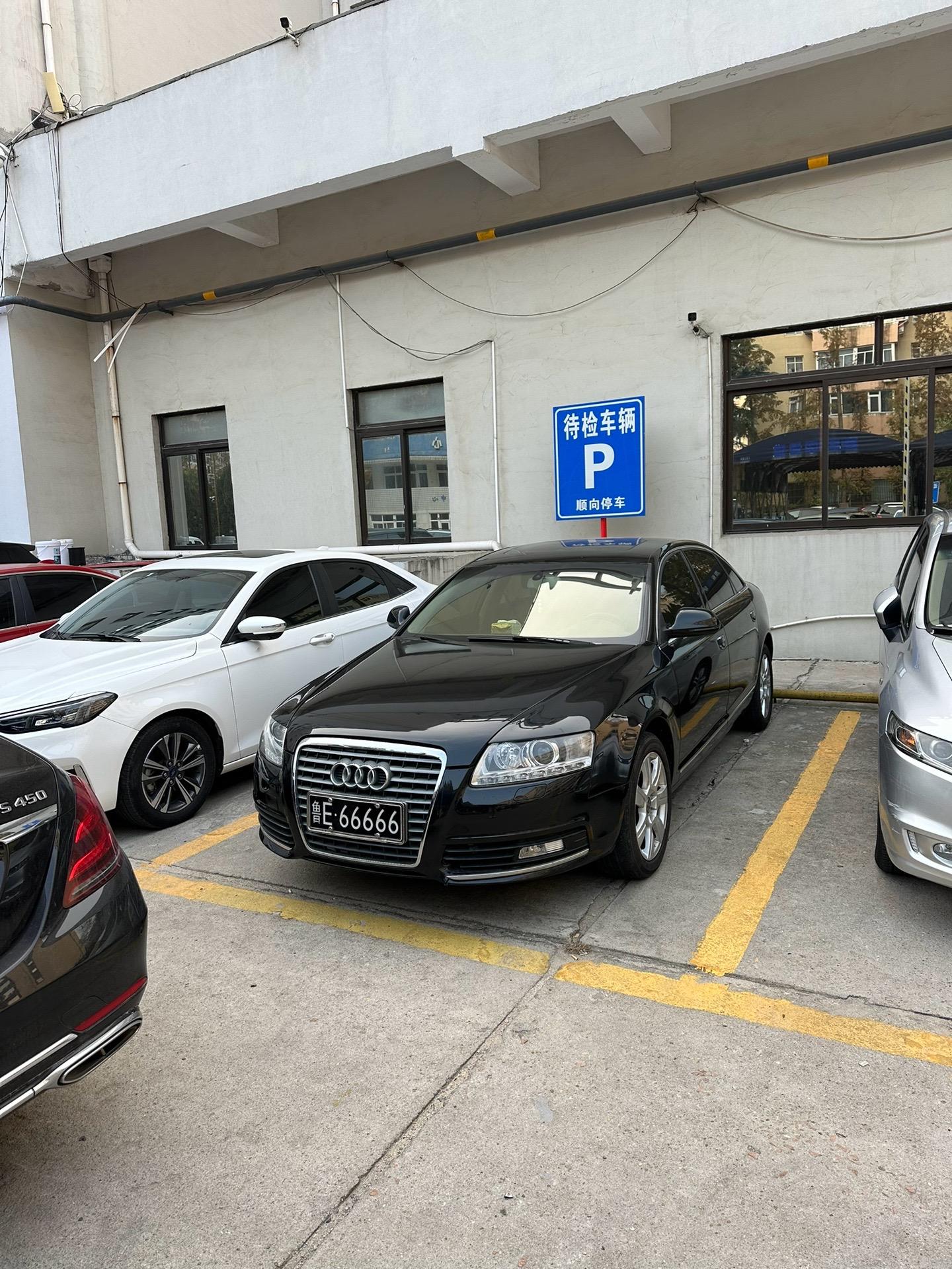 A6L 奥迪 黑牌