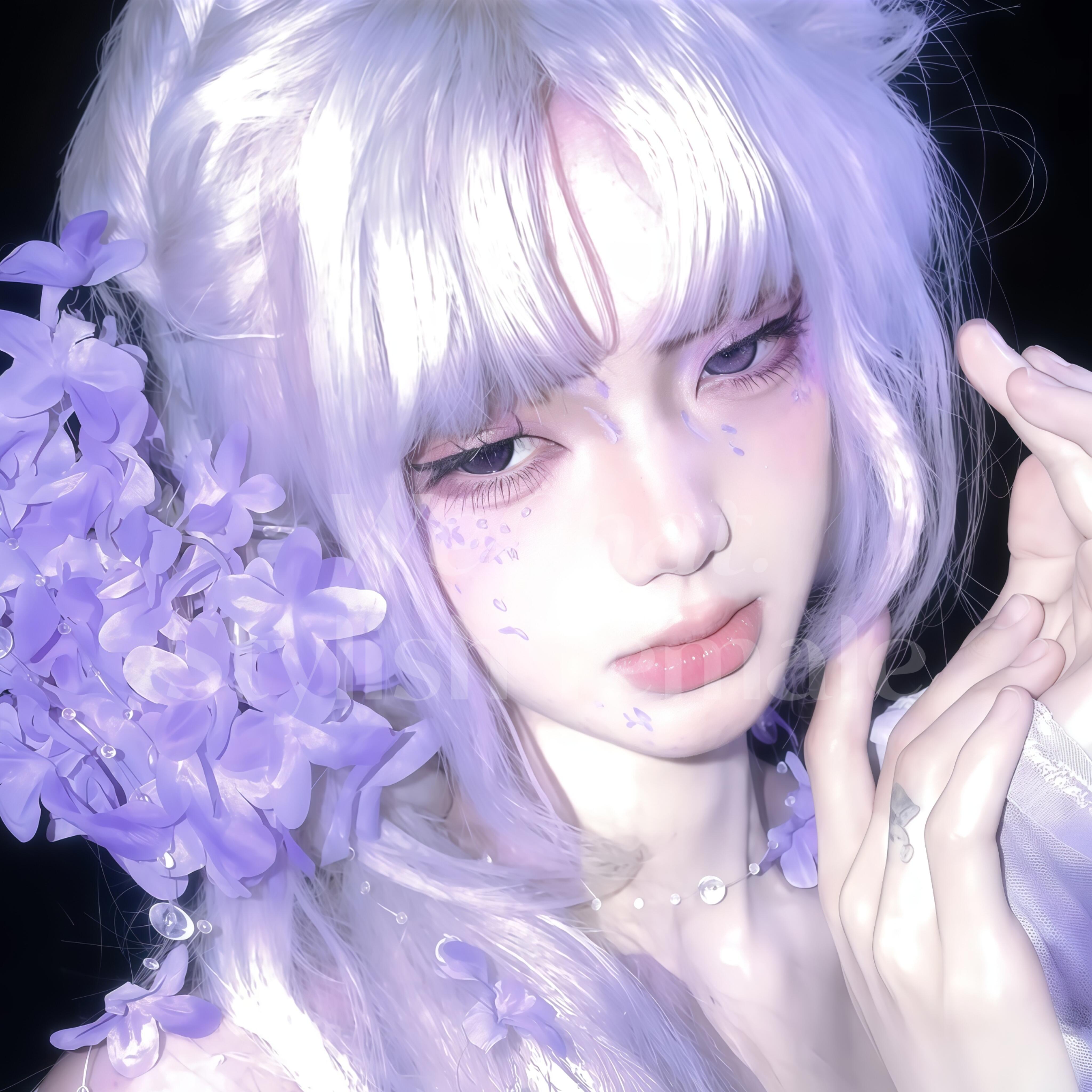 紫色系女头｜女生头像｜♡𝐩𝐮𝐫𝐩𝐥𝐞 𝐥𝐨𝐯𝐞𝐫𝐬♫.?