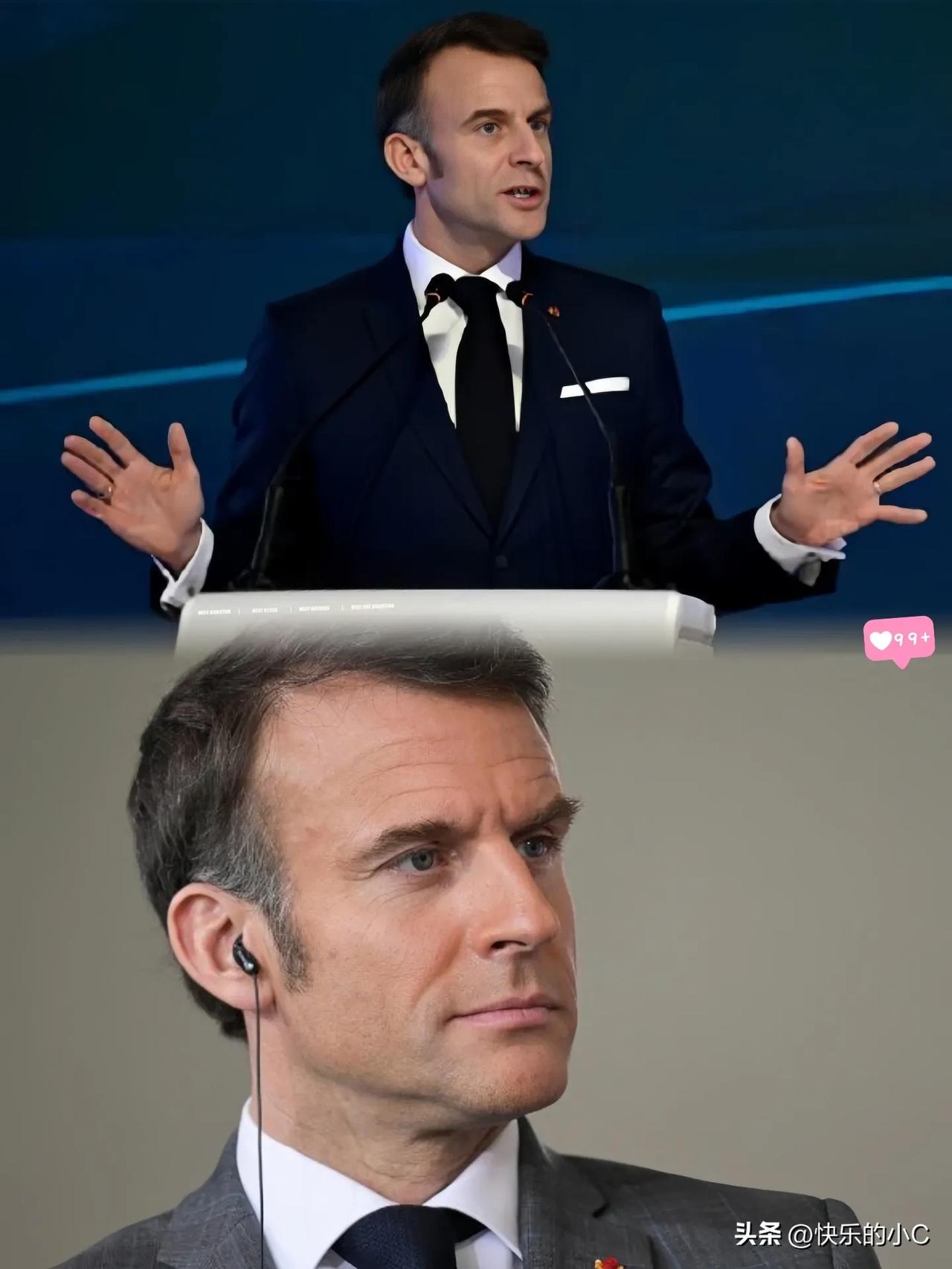 半夜被几张暴涨的海运保费单砸醒，彻底睡意全无。

马克龙这次属实下了血本。

8