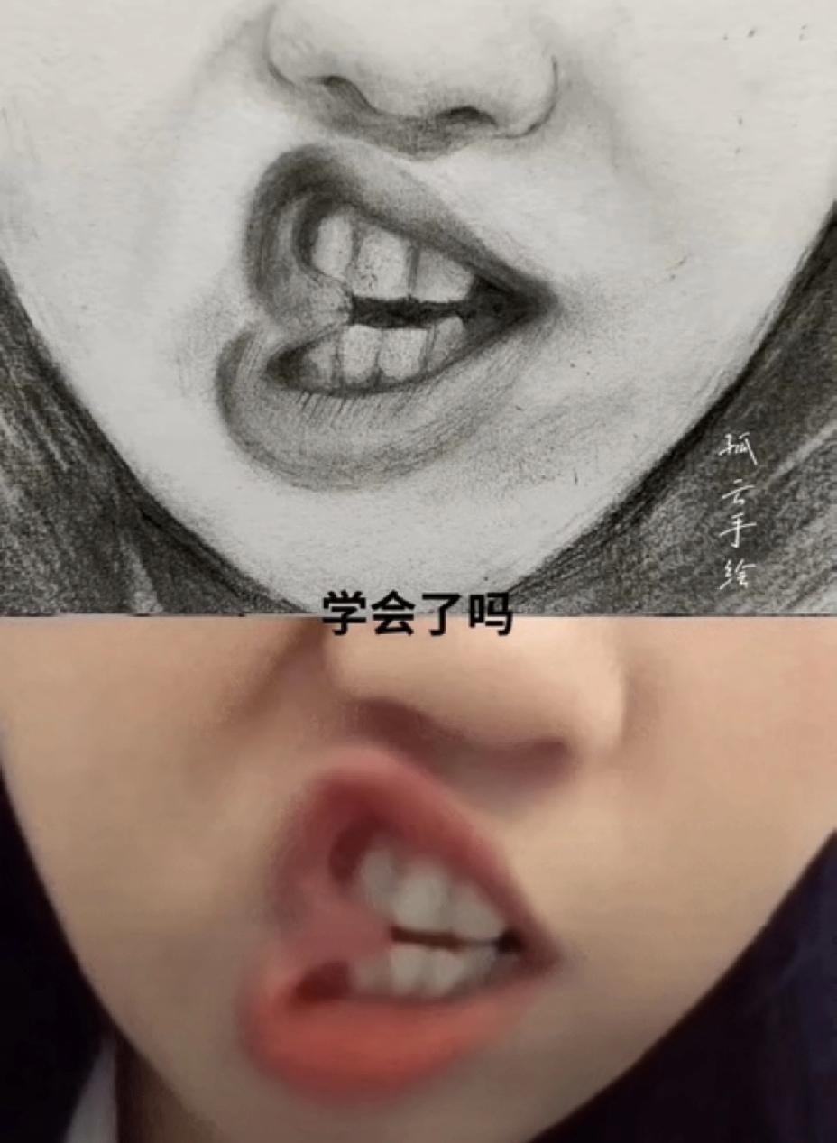 一个字，绝！
嘴巴可以做成“心”型，让你惊艳一把。唇绝 创意口型 搞怪嘴巴 完美