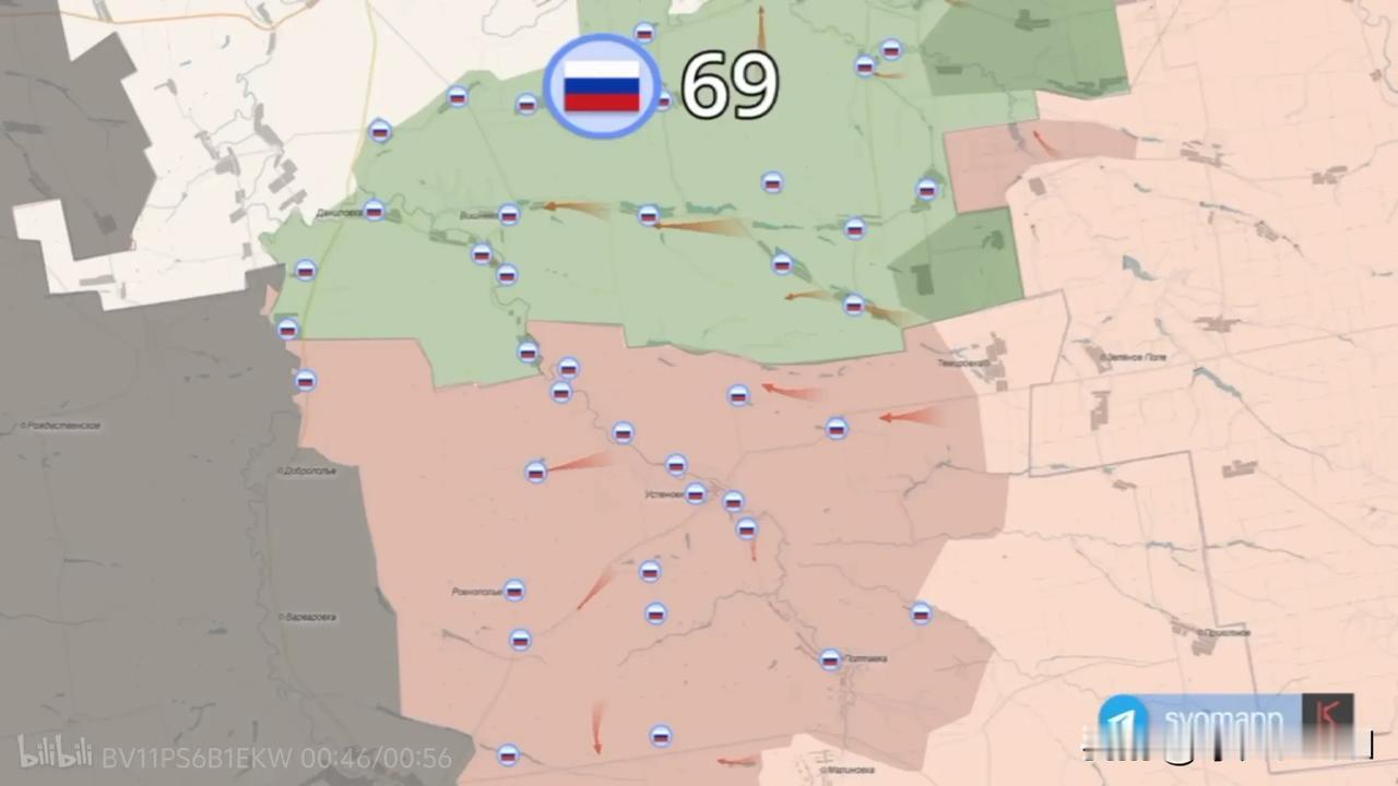 直观体现南线推的有多快
闷声发大财，当所有焦点聚集在红军村这个“小村子”上的时候