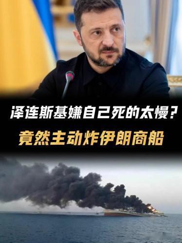 特朗普刚按下对伊“暂停键”，泽连斯基就宣布“在里海炸掉伊朗“安娜号”货船”。行动