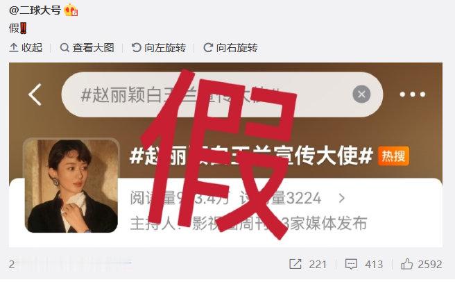 赵丽颖白玉兰宣传大使 赵丽颖 