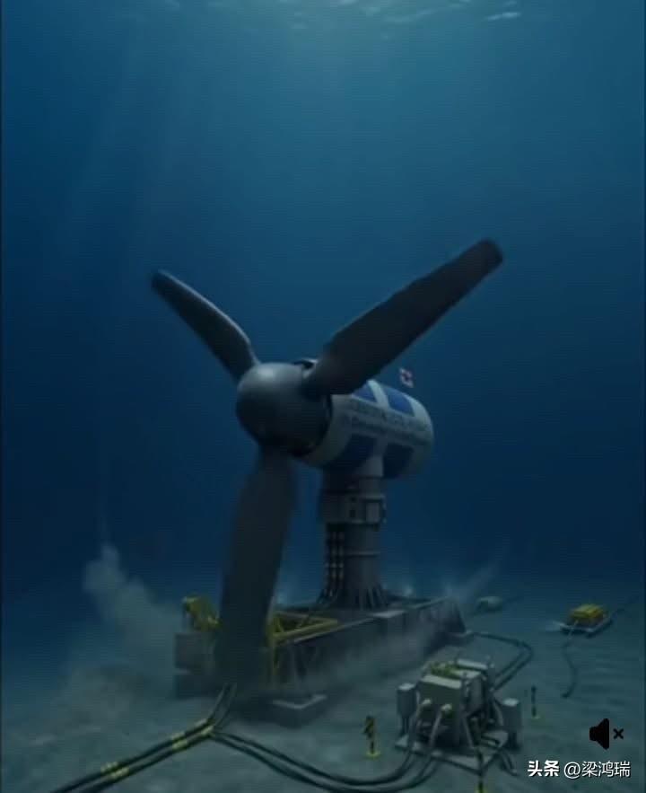 日本向深海跃进，孕育了一项科技巨擘：世界上首个兆瓦级水下涡轮机，其设计旨在锚定于