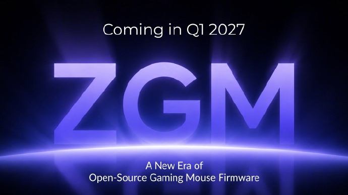 【Keychron 预告鼠标开源固件 ZGM，2027Q1 推出】Keychro