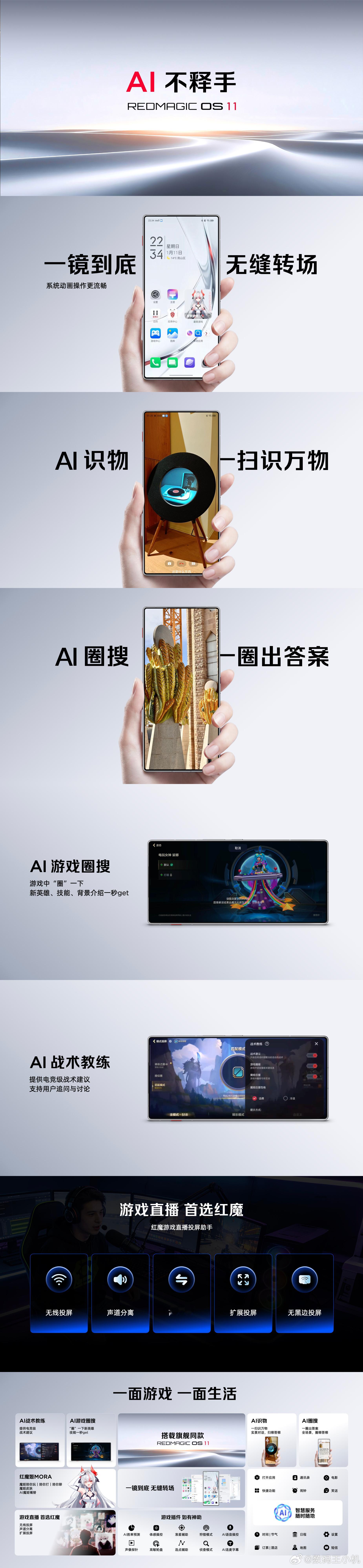 ①【AIR史上最大电池】7000mAh超大电池｜120W魔闪快充｜全场景 旁路充