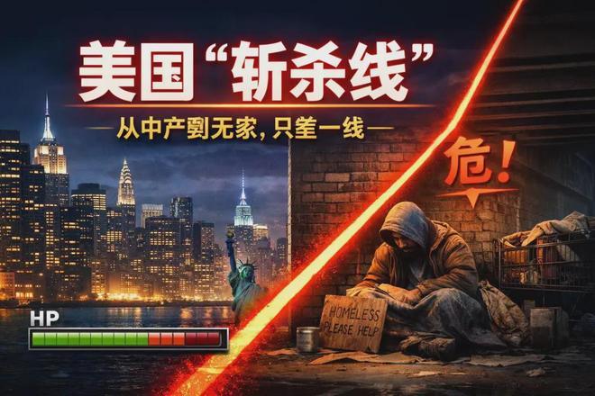 掉下斩杀线的美国人为何不能降低美国用人成本?

美国经济一个很扎心的死穴，"斩杀