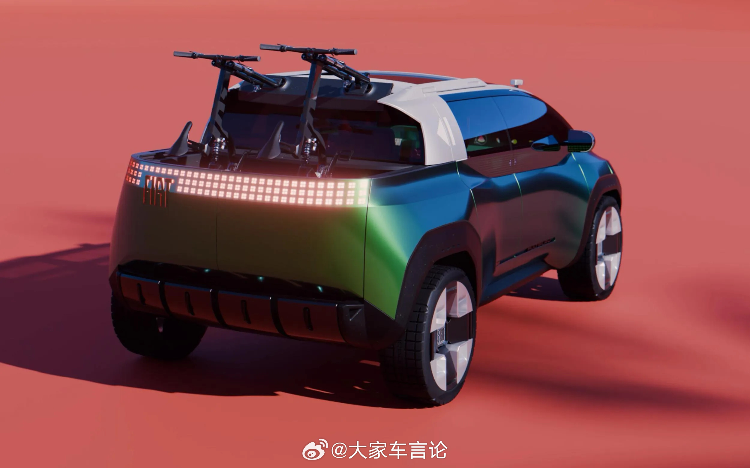 一次满足你三个愿望，Fiat Multiplay Concept亮相。新车基于“
