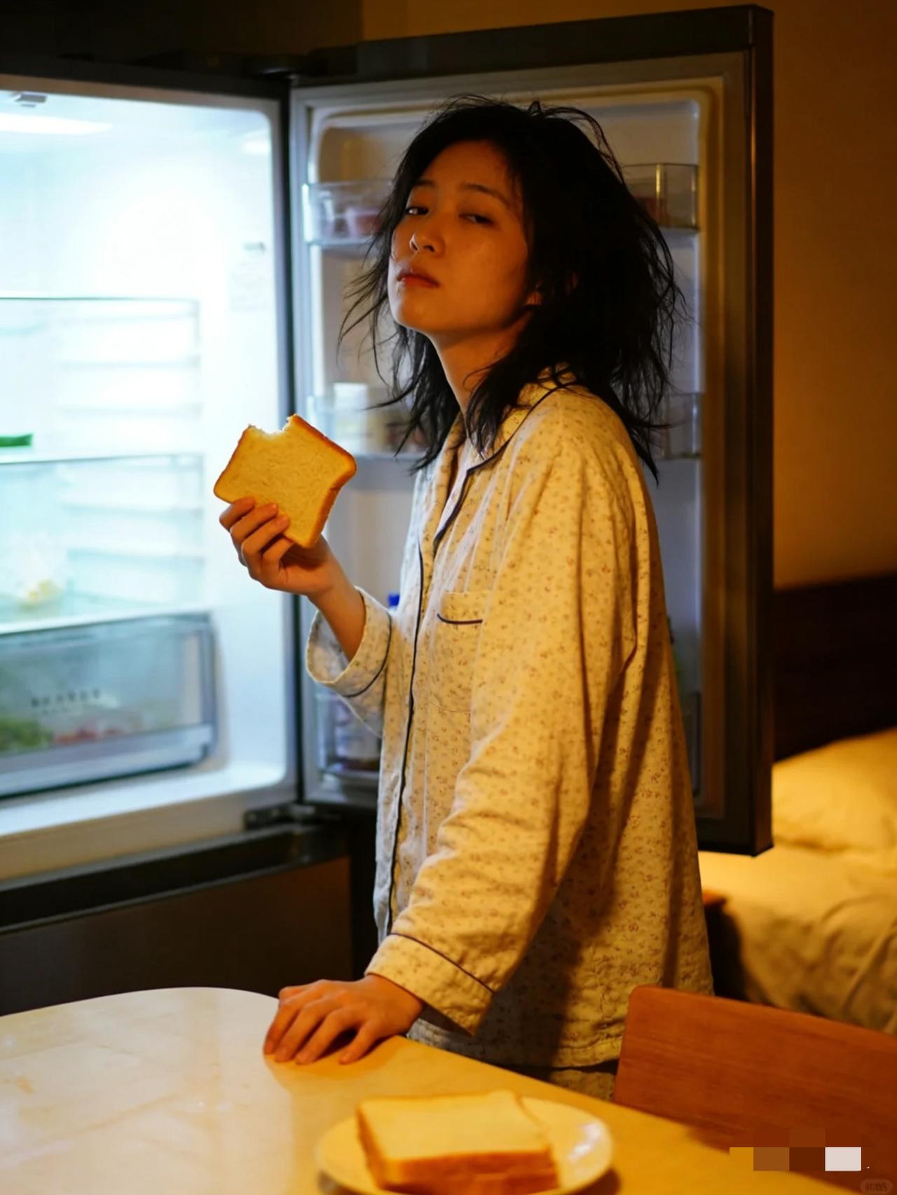 “太可怕了！”半夜突然坐起来热牛奶、烤面包，甚至穿睡衣下楼买水果，自己却完全没印