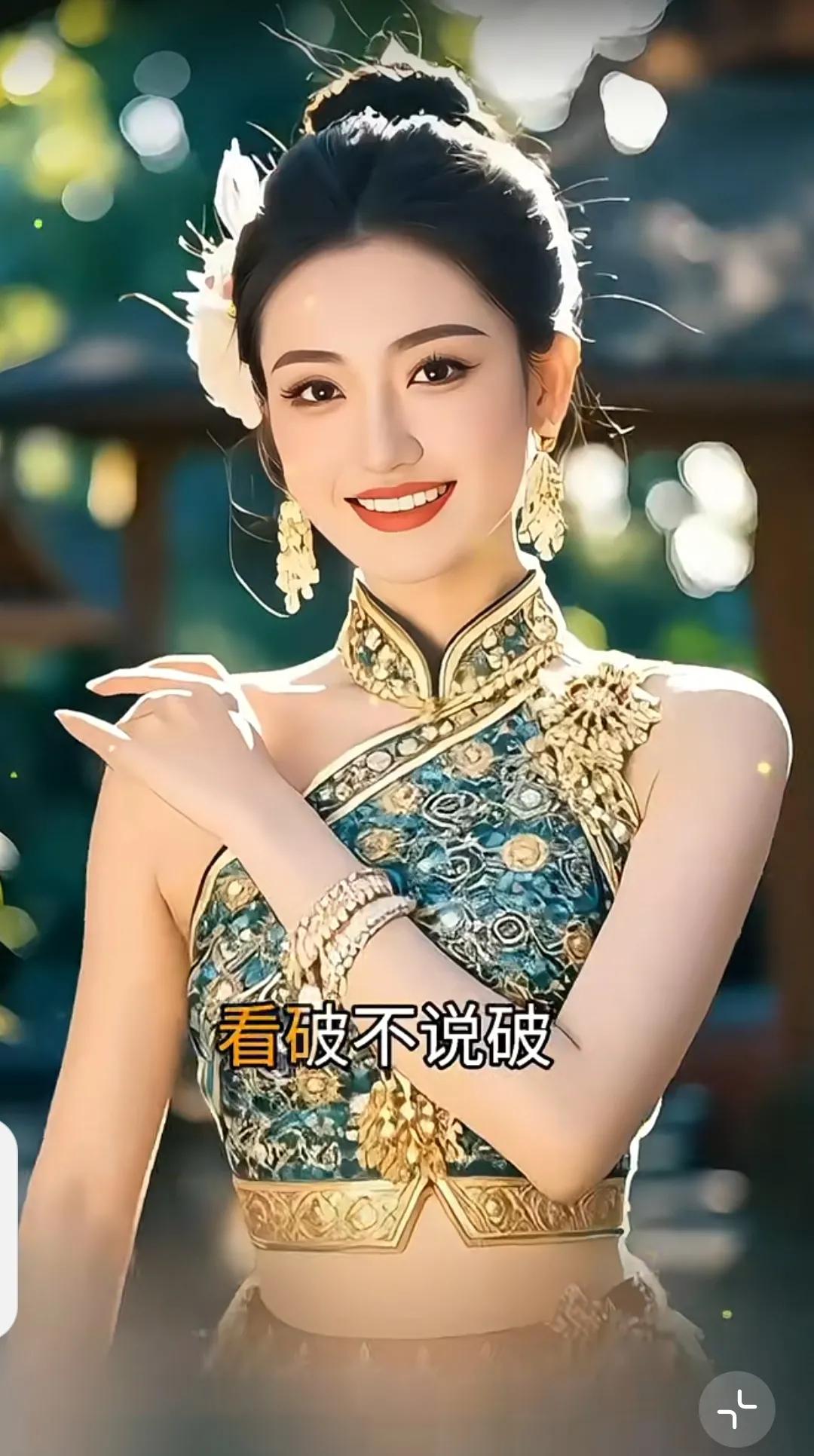 古风少女，看破不说破🌸✨古风美人＃ 热门古风美女 华丽古风美女