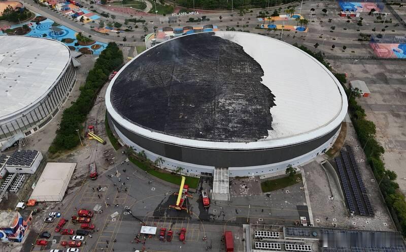 虚惊一场！里约奥运场馆深夜起火，清晨扑灭暂无人员伤亡海外新鲜事 位于巴西里约热内