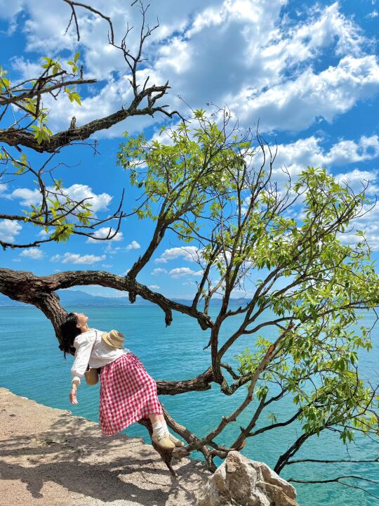 Live实况，夏天的抚仙湖真的劝退不了一点😭