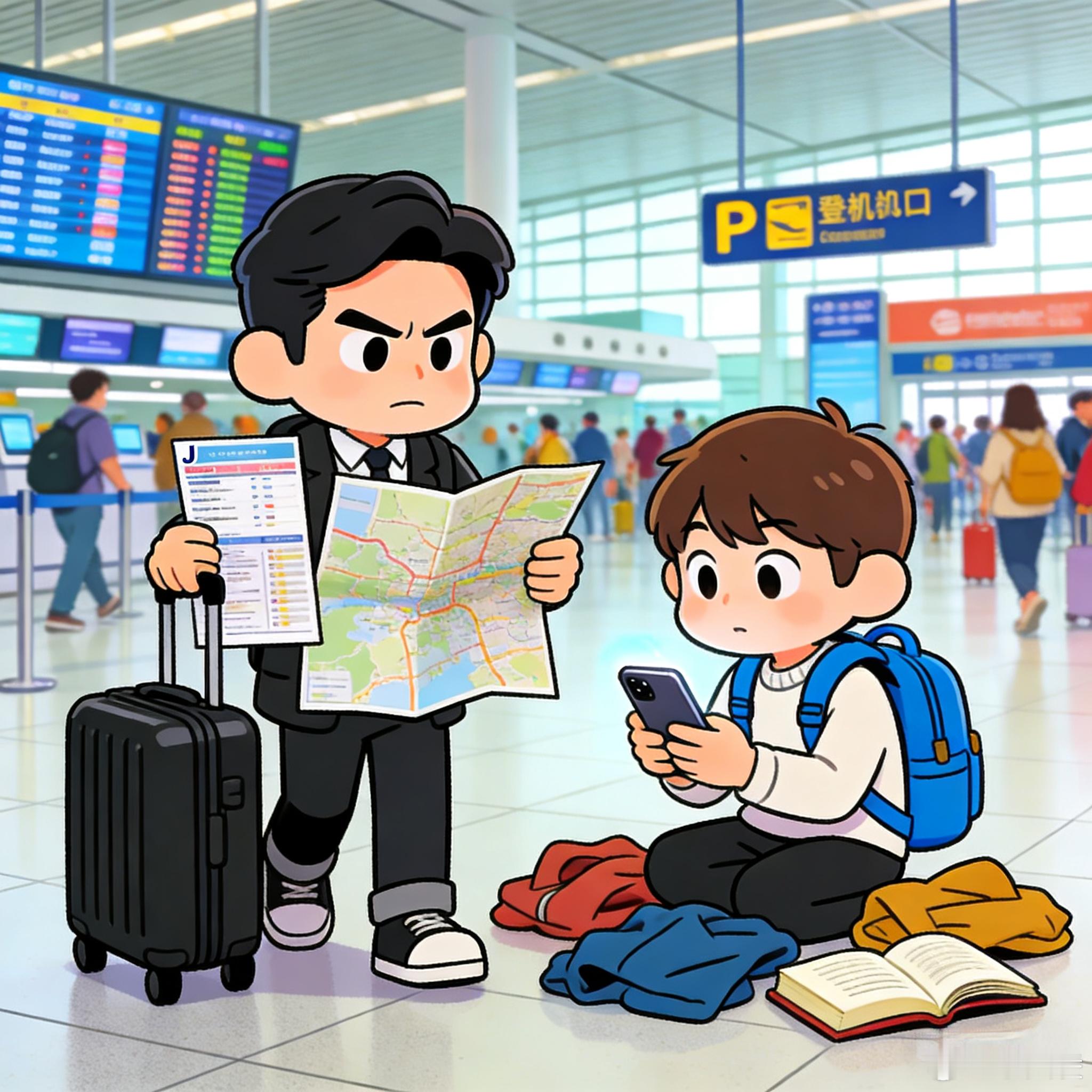 J人和P人旅游时的区别J人：行程表精确到分，酒店景点全订死，主打一个按计划走。P