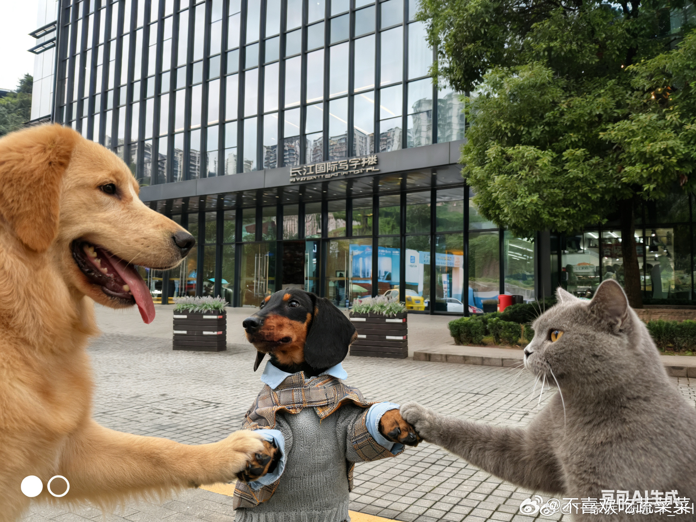 tg 格格，辣条和灰灰也很友好真诚 