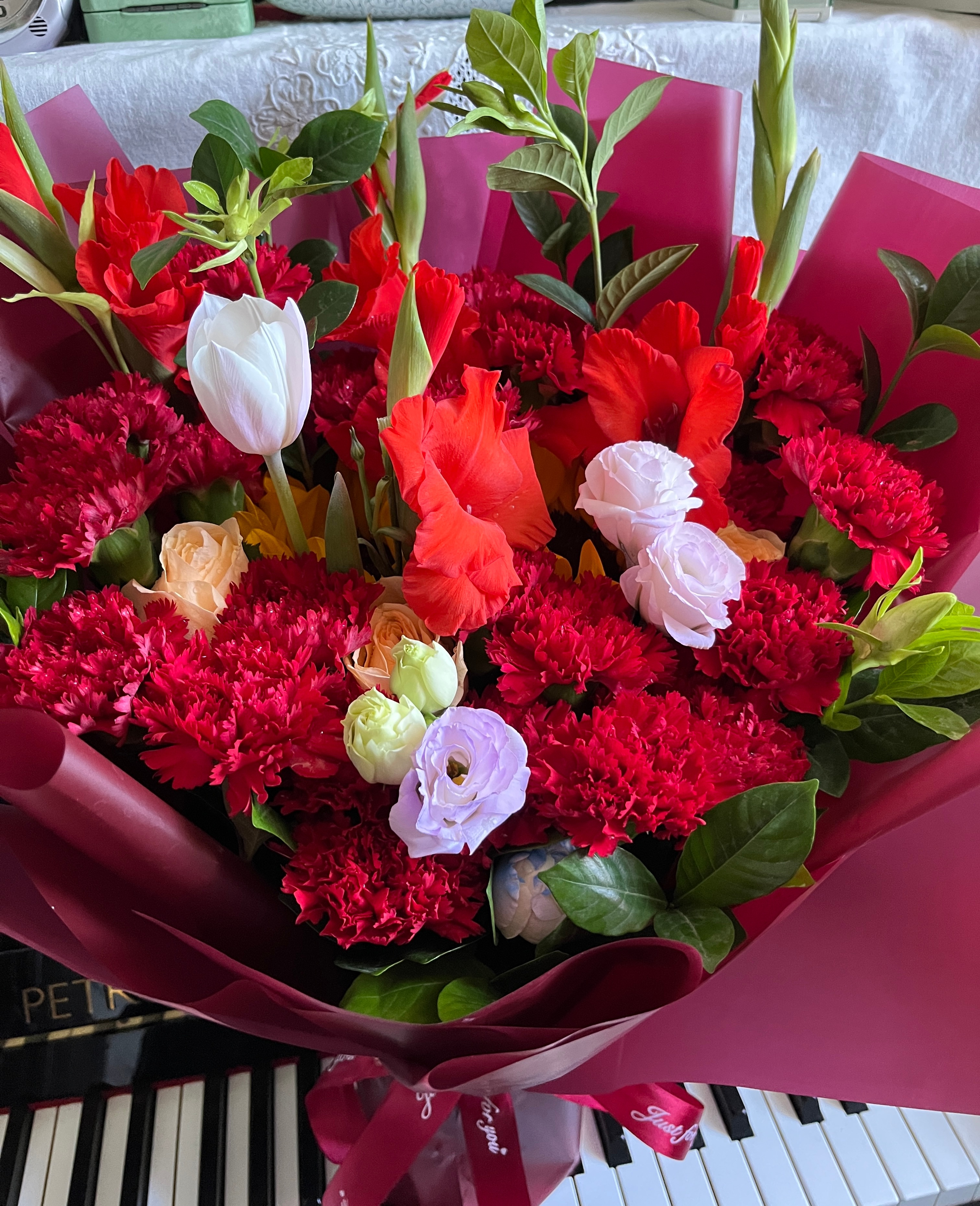 火红的花束💐应景端午