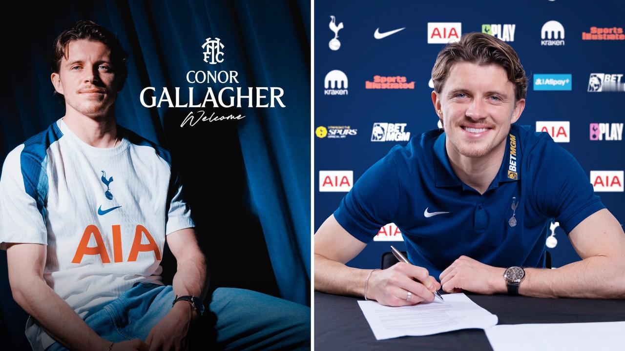 官方消息，25岁的加拉格尔从马竞转会至热刺，球员将身披22号球衣。
据罗马诺此前