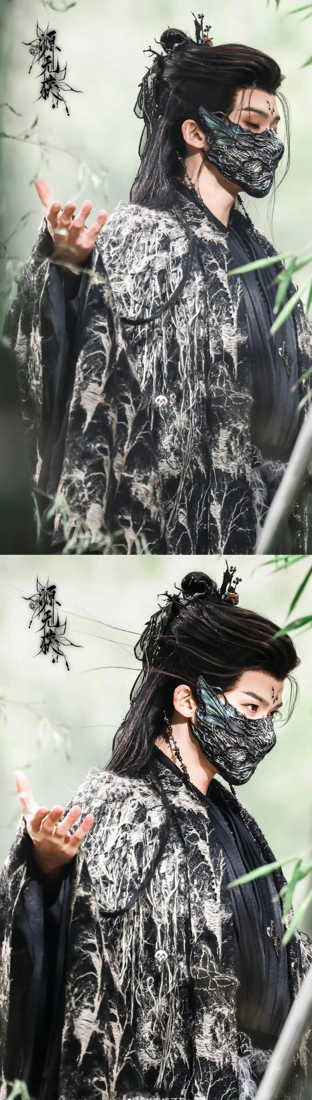 闫桉《月鳞绮纪》面具的妆造算不算出圈？这身装扮你喜欢吗？ ​​​