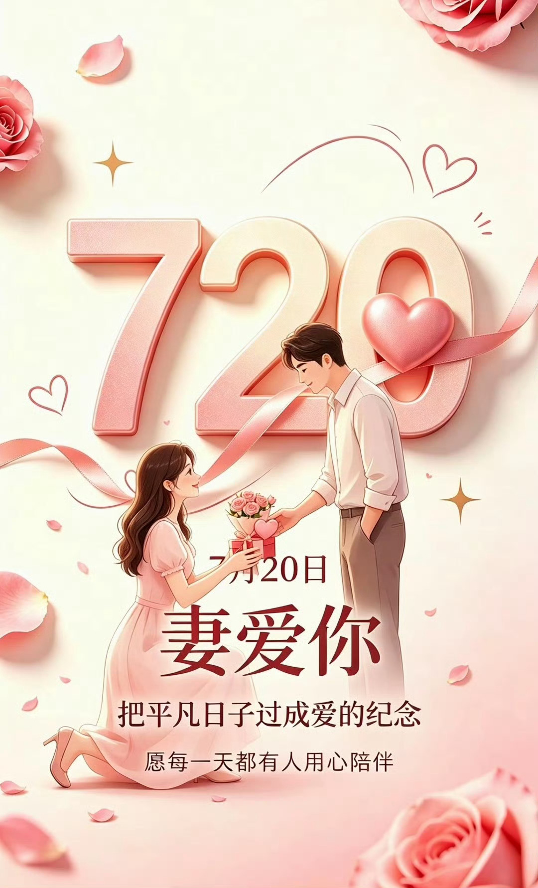 我有个问题，诸散帅兄弟们能否普及一下，统一思想：如果定720是妻爱你，那725还