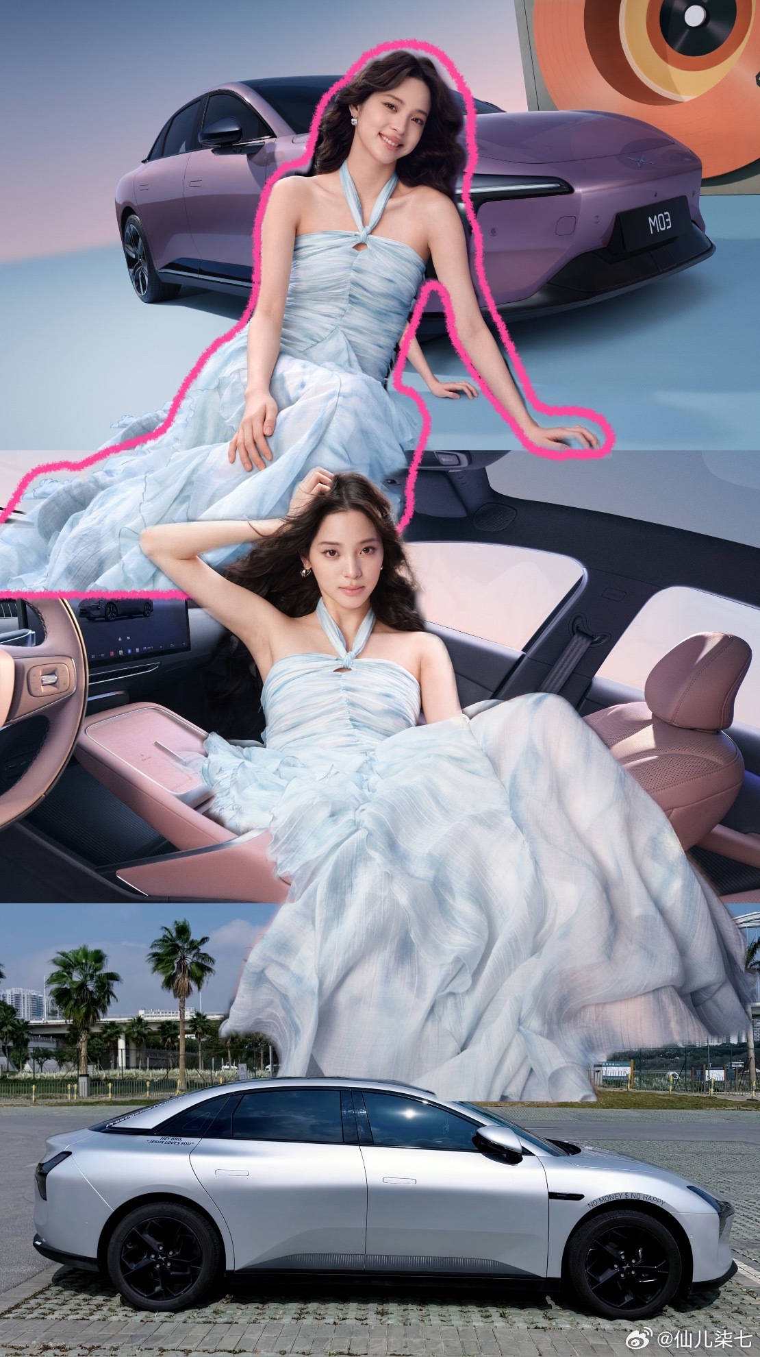 欧阳娜娜的Vlog真的每看一次都会哭的很真实。她作为车主亲自开着新车去总部，还带