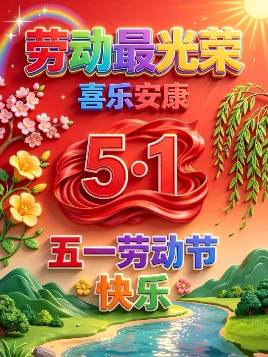 五一劳动节，快乐