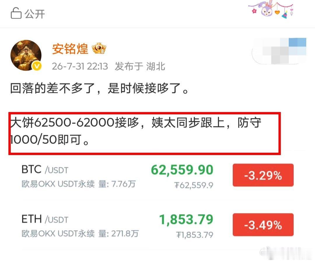大饼，姨太这个多單接的确实是没有问题，奈何行情不给力啊，上下波动才700点不到的