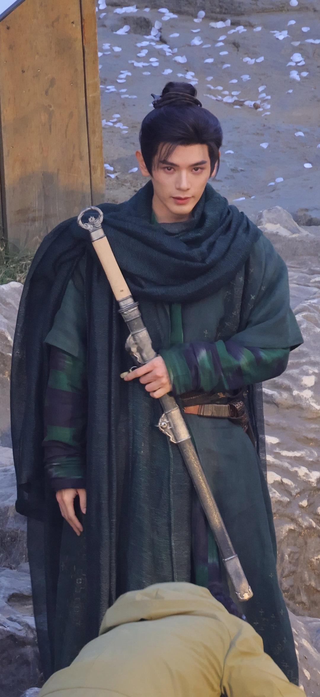 姚弛刚刚拍戏最酷视频姚弛姚弛