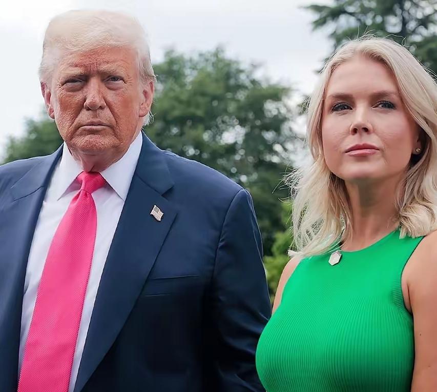 在谈到特朗普要求伊朗无条件投降时，白宫发言人卡罗琳·莱维特说只要特朗普认定伊朗投