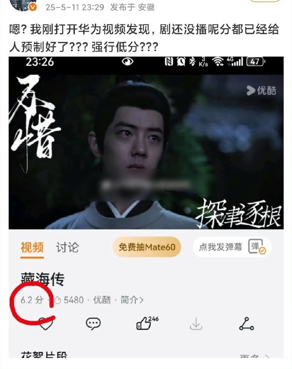开播之前 就有视频平台对藏海传开分了？ ​​​