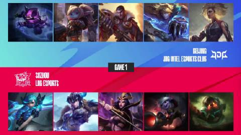 【JDG vs LNG 第一局】

MVP：Scout（乐芙兰）
第一次看到在蓝